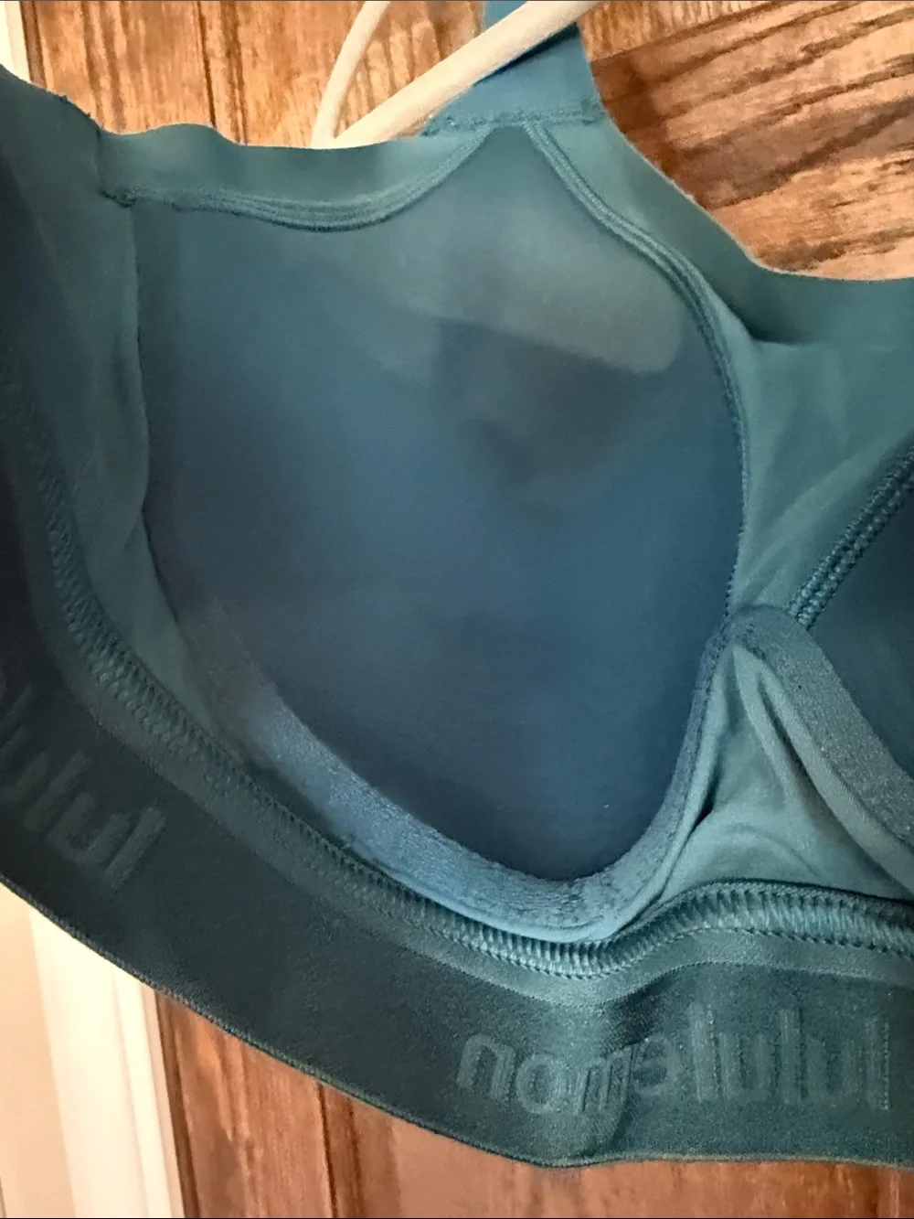 lululemon athletica Teal Blue Fine Form Sports Bra 32DD